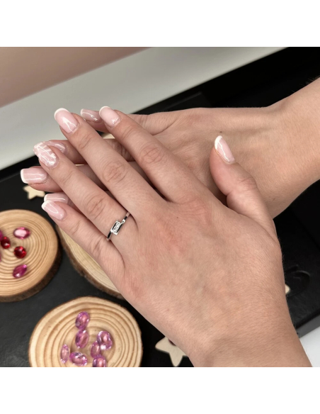 Anillo de Compromiso "Danielle 1" en Oro y Diamantes💎