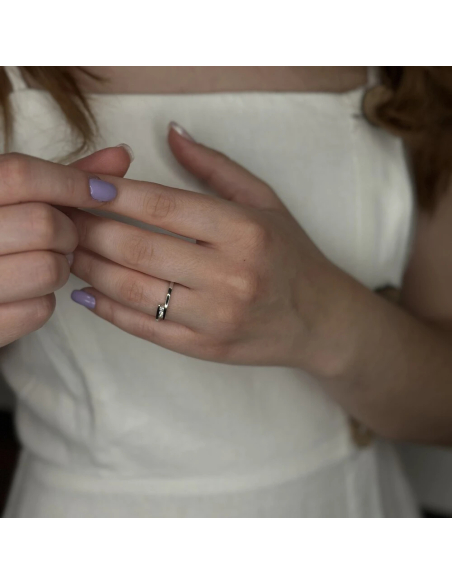 Anillo de Compromiso "Danielle 1" en Oro y Diamantes💎