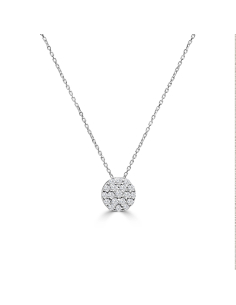 Gargantilla de diamantes Jolie oro blanco