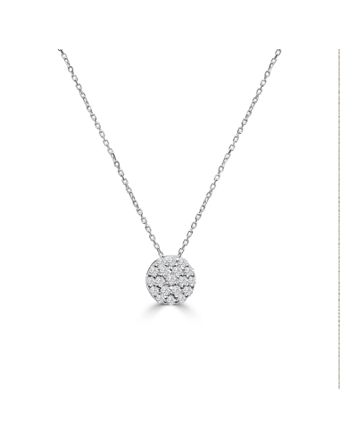 Gargantilla de diamantes Jolie oro blanco