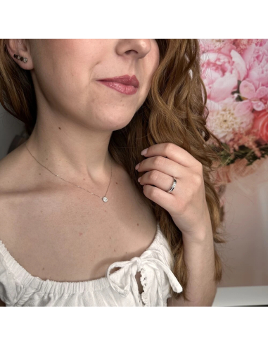 Brilla con elegancia 💎 Gargantilla de diamantes Jolie en oro blanco