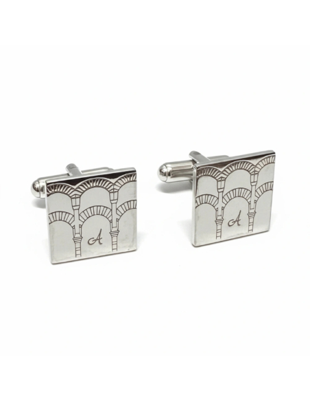 Gemelos de plata diseños personalizados-mezquita