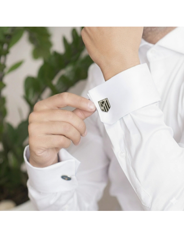 Gemelos de plata diseños personalizados-escudo-modelo