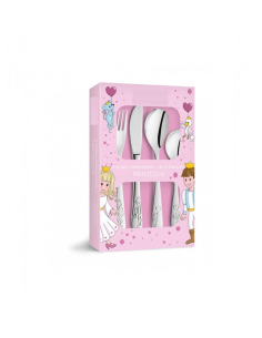 Set cubiertos acero inoxidable PRINCESAS