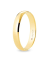 Alianza de boda clásica oro amarillo de 9k 3.5 mm confort